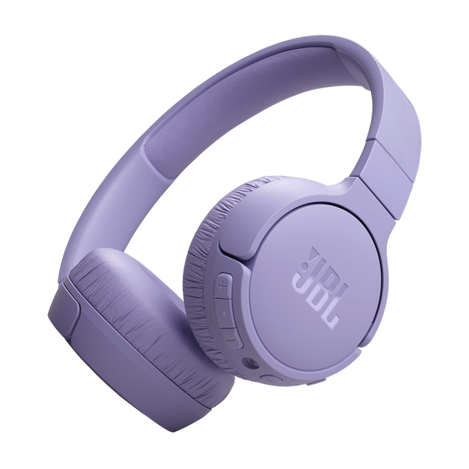 JBL Tune 670NC - Purple - Adaptive Noise Cancelling Wireless On-Ear Headphones - Hero image number null